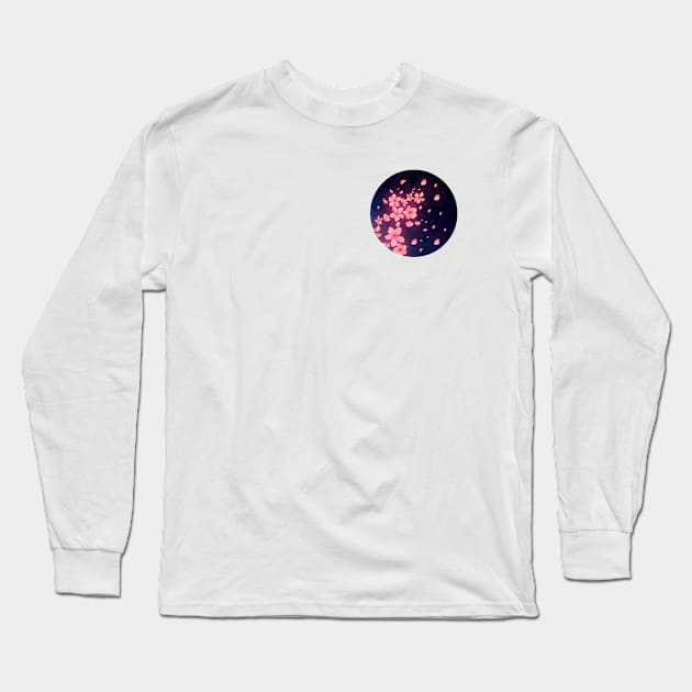 Cherry Blossom Long Sleeve T-Shirt by onsyourtee